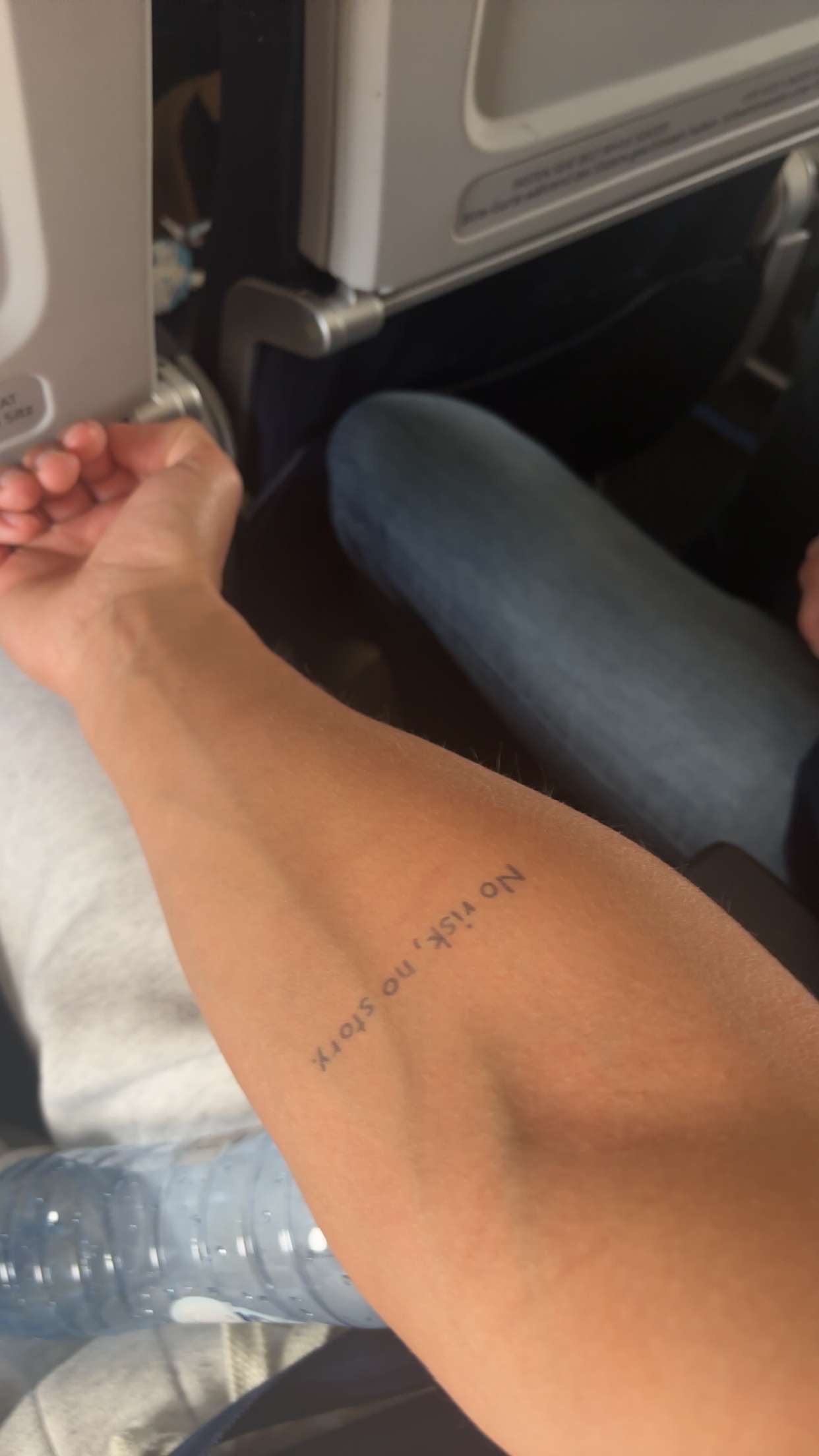 No risk no story tattoo