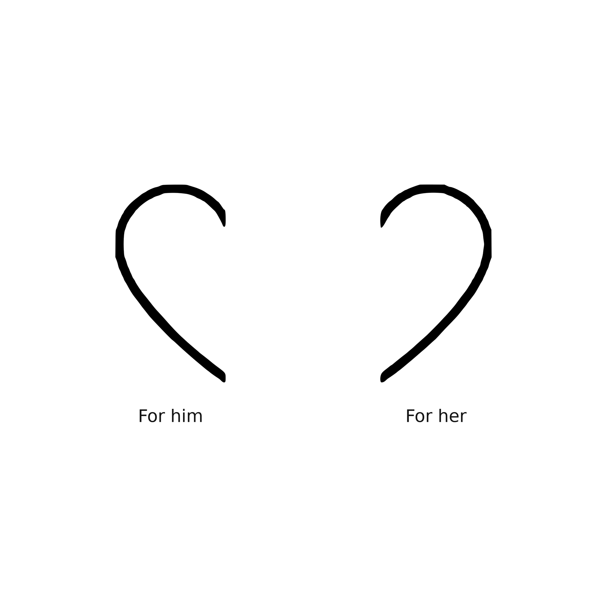 Split heart tattoo